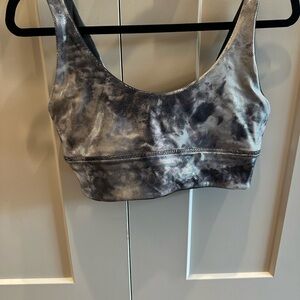 Lululemon Athletica Black and Gray Sports Bra